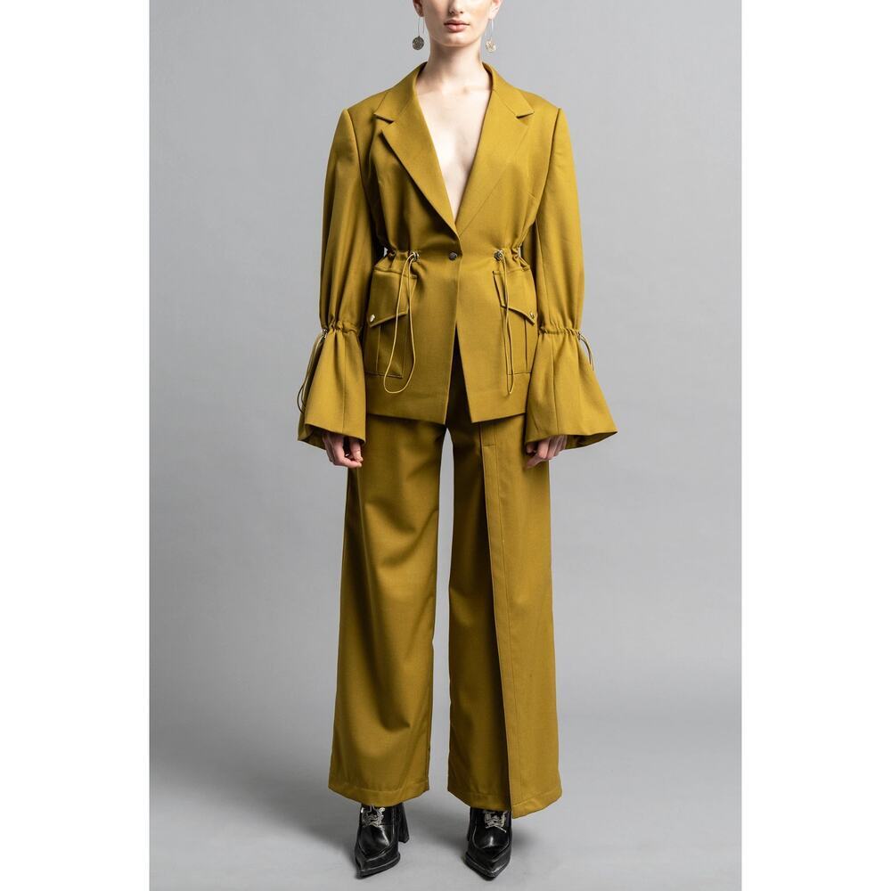 Thebe Magugu Toggle Waist Tailored Jacket Size M